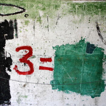 Schilderij getiteld "3=" door Roland Hoelderle, Origineel Kunstwerk, Acryl