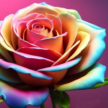 Arts numériques intitulée "I. Rose" par Tarkanm, Œuvre d'art originale, Image générée par l'IA