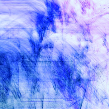 Фотография под названием "VIVID SWIRLS OF BLUE" - Jorg Becker, Подлинное произведение искусства, Не манипулируемая фотография
