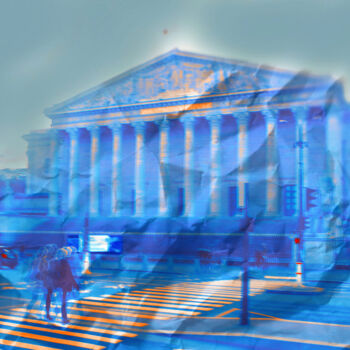 Цифровое искусство под названием "El Parlamento París" - Alfonso García, Подлинное произведение искусства, Цифровая фотограф…