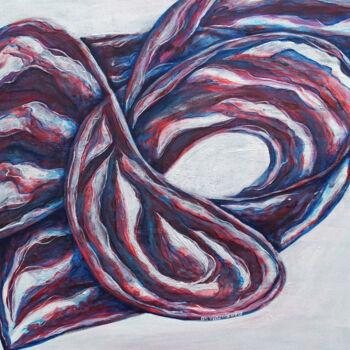 Картина под названием "Natural vortex, ser…" - An Viaznikova, Подлинное произведение искусства, Акрил Установлен на Деревянн…
