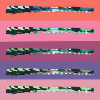 Digitale Kunst mit dem Titel "Tentacule de pieuvr…" von Pascal Maupas, Original-Kunstwerk, Digitale Malerei