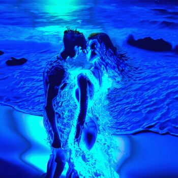 Цифровое искусство под названием "2 BLUE" - Morten Klementsen, Подлинное произведение искусства, Изображение, сгенерированно…