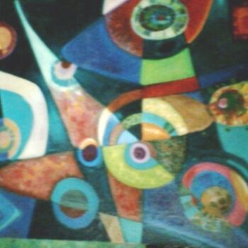 Картина под названием "Cosmic ways" - Михаил Курбатов, Подлинное произведение искусства