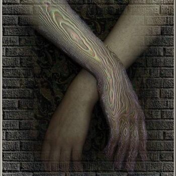 Digitale Kunst mit dem Titel "Les mains glamour" von Mimia Lichani, Original-Kunstwerk