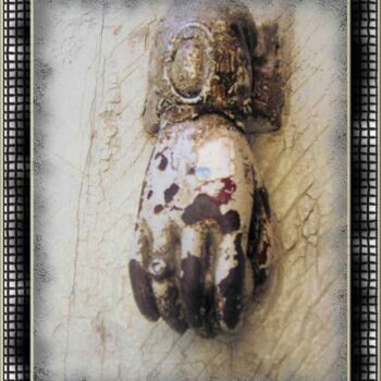 Arts numériques intitulée "Main sur une porte…" par Mimia Lichani, Œuvre d'art originale