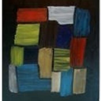 Картина под названием "composition abstrai…" - Andy Pilgrimm, Подлинное произведение искусства