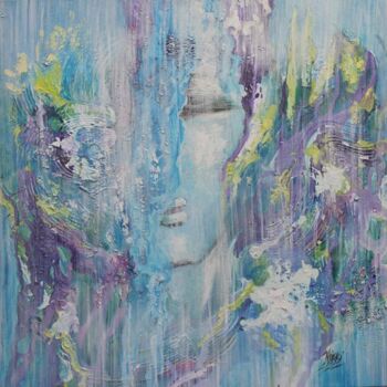 Painting titled "Within" by Artist Nikki, Original Artwork, Acrylic