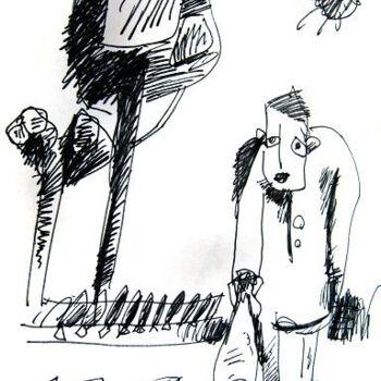 Dibujo titulada "Etude Daily" por Hamed Mashmouli Kutenaei, Obra de arte original