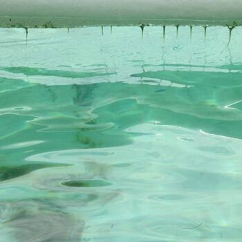 Photography titled "Composition on Aqua…" by Sio Montera, Original Artwork