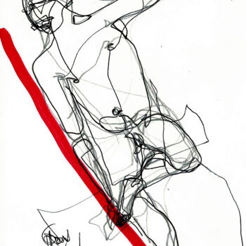 Drawing titled "28 NOV 2013" by Dov Melloul, Original Artwork