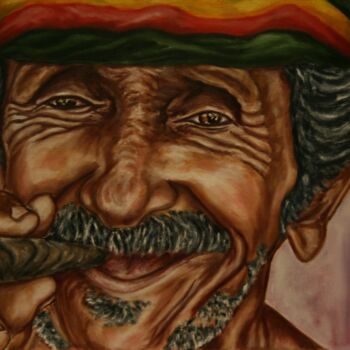 Картина под названием "Куба" - Владимир Бондаренко, Подлинное произведение искусства, Масло