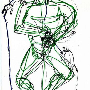 Drawing titled "27JANVIER 2015" UNE…" by Dov Melloul, Original Artwork, Other