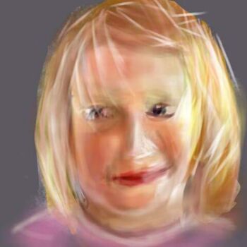 Arts numériques intitulée "" blonde comme les…" par Jacky Patin, Œuvre d'art originale