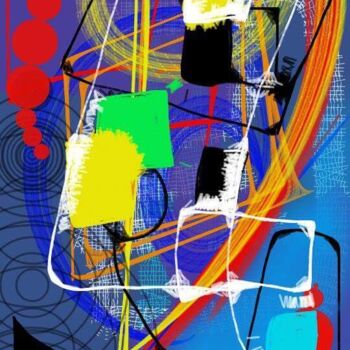 Digital Arts titled "la machine volante" by Jacky Patin, Original Artwork