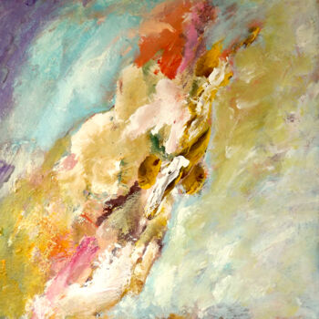Peinture intitulée "0695-15-Chimère-70x…" par Claudine Gregoire, Œuvre d'art originale, Acrylique