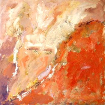 Peinture intitulée "0699-15-les-yeux-de…" par Claudine Gregoire, Œuvre d'art originale