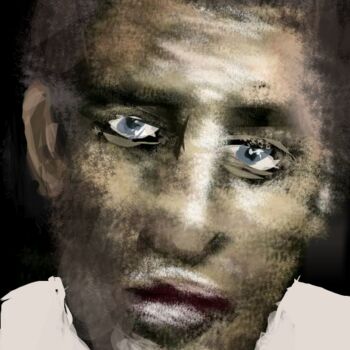 Digitale Kunst getiteld "portrait" door Jacky Patin, Origineel Kunstwerk