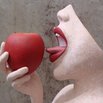 Скульптура под названием "lust" - Alberto Kissola, Подлинное произведение искусства