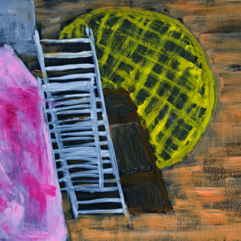 Painting titled "Colorful Still Life…" by Pamela Rys, Original Artwork, Acrylic