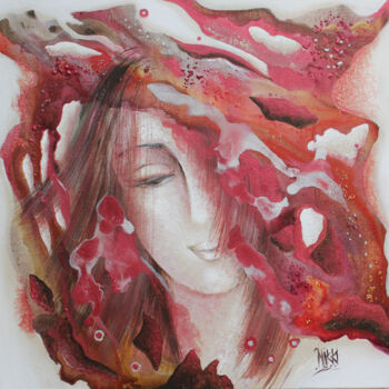 Painting titled "Aria" by Artist Nikki, Original Artwork, Acrylic