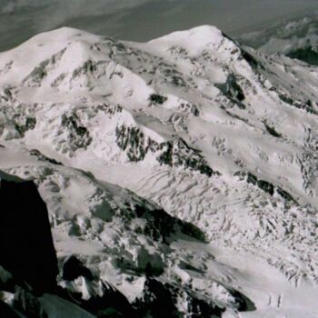 Photography titled "Mont-Blanc, glacier…" by Denis Jeanson, Original Artwork