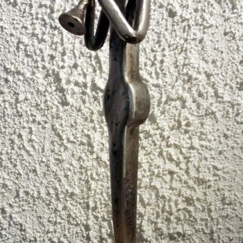 Sculptuur getiteld "SYDNEY  BECHET" door Gerard Lami, Origineel Kunstwerk, Metalen