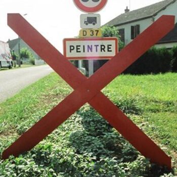 Fotografie getiteld "Le village de Peint…" door Jean-Pierre Moreau, Origineel Kunstwerk