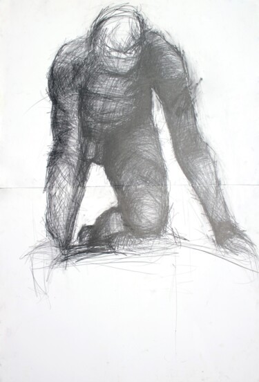 Рисунок под названием "Shapes 2" - Pamela Rys, Подлинное произведение искусства, Карандаш