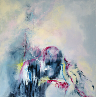 Картина под названием "Solitude" - Françoise Dugourd-Caput, Подлинное произведение искусства, Масло Установлен на Деревянная…