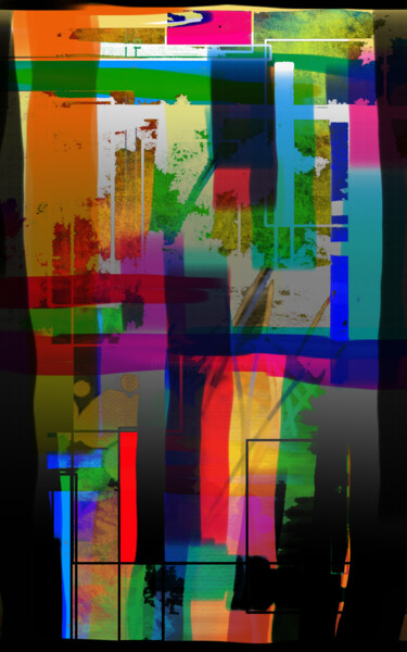 Digital Arts titled "Couleurs en folie..." by Jacky Patin, Original Artwork, Digital Painting