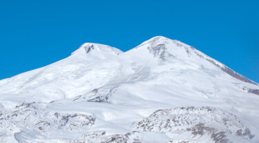 Photographie intitulée "Mountain ELBRUS" par Ivan Ponomarevsky, Œuvre d'art originale, Photographie numérique