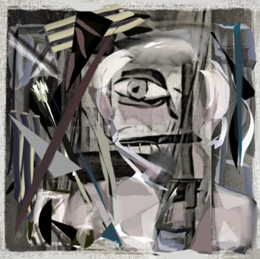 Arts numériques intitulée "Hommage à un grand.…" par Jacky Patin, Œuvre d'art originale, Peinture numérique