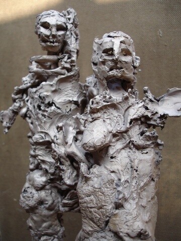 Sculpture intitulée "PETITES ARCHEOLOGIE…" par Michel Moskovtchenko, Œuvre d'art originale, Métaux