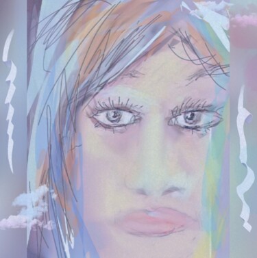 Arts numériques intitulée "Couleur douce..." par Jacky Patin, Œuvre d'art originale, Peinture numérique