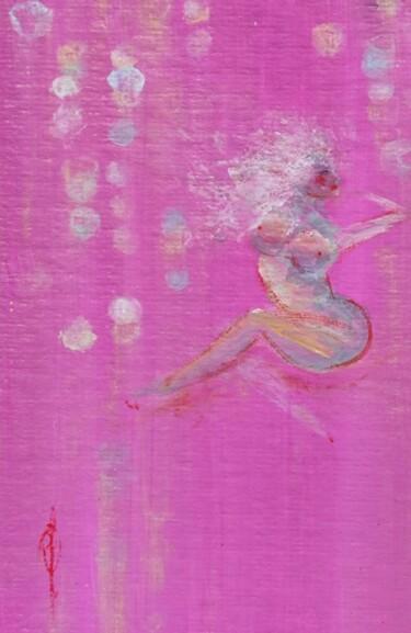 Картина под названием "Sparkles of love" - Olesya Nikolaeva, Подлинное произведение искусства, Темпера