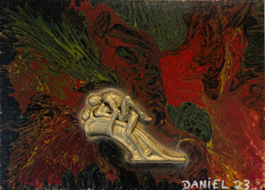 Pittura intitolato "Uma Noite sem Fim" da Daniel Cerqueira, Opera d'arte originale, Acrilico