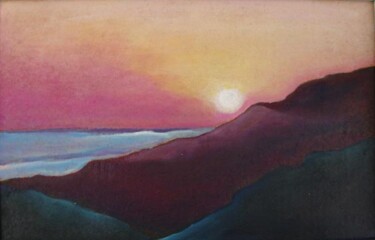Painting titled "Il Tramonto" by M.D-Agostino, Original Artwork, Other