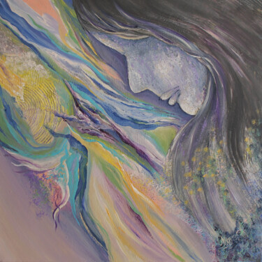 Pittura intitolato "Cosmic Connection" da Artist Nikki, Opera d'arte originale, Acrilico