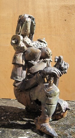 Sculpture intitulée "LA  JEANNE" par Michel Moskovtchenko, Œuvre d'art originale, Métaux