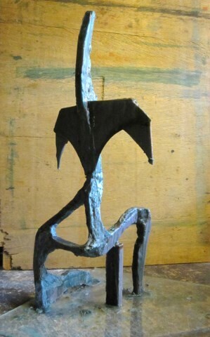 Скульптура под названием "STRUCTURE EN CIRE :…" - Michel Moskovtchenko, Подлинное произведение искусства, Пластмасса