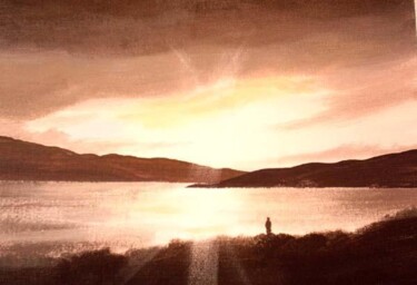 Painting titled "road to clifden" by Cathal O Malley, Original Artwork