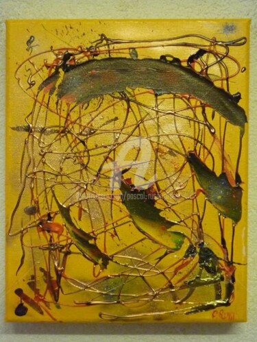 Malerei mit dem Titel "La Symphonie automn…" von Pascal Russi (PRussi), Original-Kunstwerk, Öl