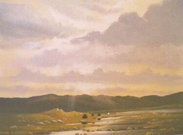 Painting titled "kingstown twilight" by Cathal O Malley, Original Artwork