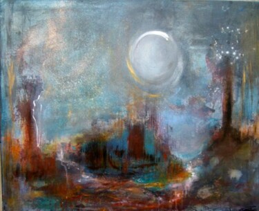 Peinture intitulée "Lumière de Lune." par Pascaly, Œuvre d'art originale