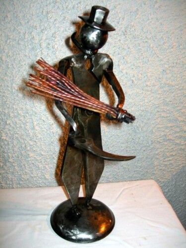 Sculpture intitulée "LE COUPEUR DE LAVAN…" par Gerard Lami, Œuvre d'art originale