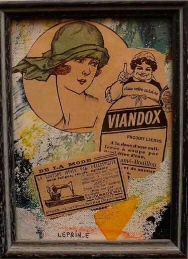 Peinture intitulée "VIANDOX" par Edwige Leprin, Œuvre d'art originale, Huile