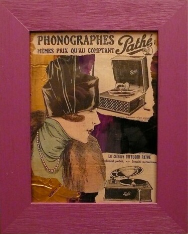 Painting titled "PHONOGRAPHES" by Edwige Leprin, Original Artwork, Oil