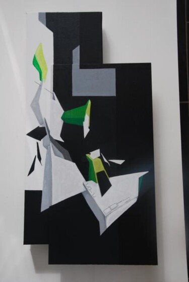 Painting titled "Graff-art" by Christophe Caniac, Original Artwork, Acrylic