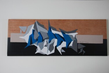 Painting titled "Graff-art" by Christophe Caniac, Original Artwork, Acrylic